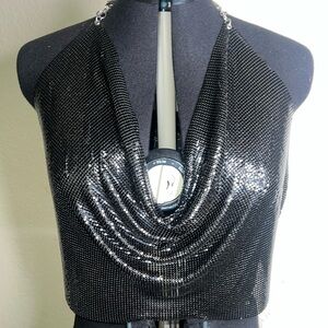 1998 VINTAGE PACO RABANNE Metal Mesh top